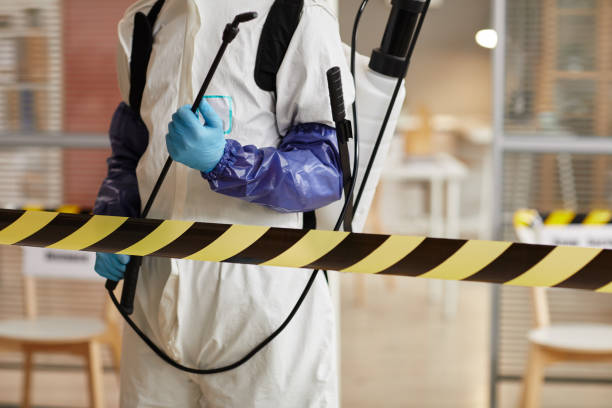 Professional Blood Cleanup technician working in Spalding, NE